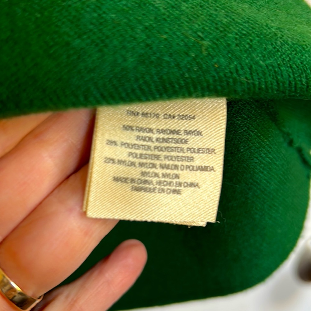 Anthropologie Moth green dress tunic XS. Excellent cond.smoke free home. - Picture 5 of 5